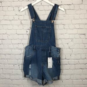 NWT Forever 21 Los Angeles overall short
